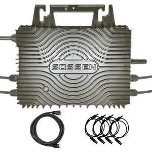 Micro-onduleur 1000W Sossen + Câble + Rallonges