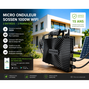Micro-onduleur 1000W Wifi Sossen