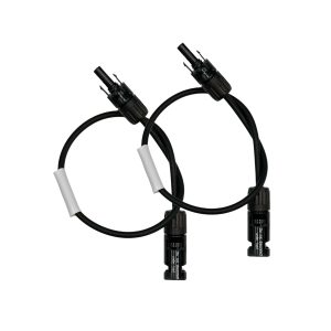2x0,5m Allonge câble solaire 4mm² – MC4 – (Noir – Noir)