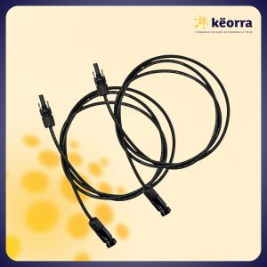 2x2m Allonge câble solaire 4mm² – MC4 – (Noir – Noir)
