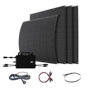 Kit Solaire 800Wc Këorra – pour balcon – 4 panneaux souples
