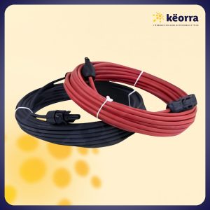 2x10m Allonge câble solaire 4mm² – MC4 – (Noir – Rouge)