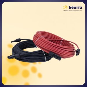 2x20m Allonge câble solaire 6mm² – MC4 – (Noir – Rouge)