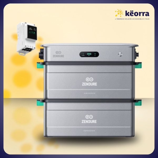 Batterie 5,76 kWh Zendure 2400 AC + 2 AB300X