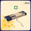Fixation pour 4 panneaux pour toit avec tuiles plates ISY-BOX