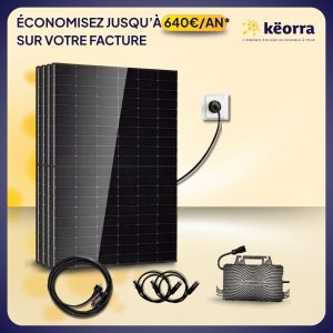 Kit solaire 2000Wc DMEGC – Micro-onduleur Sossen