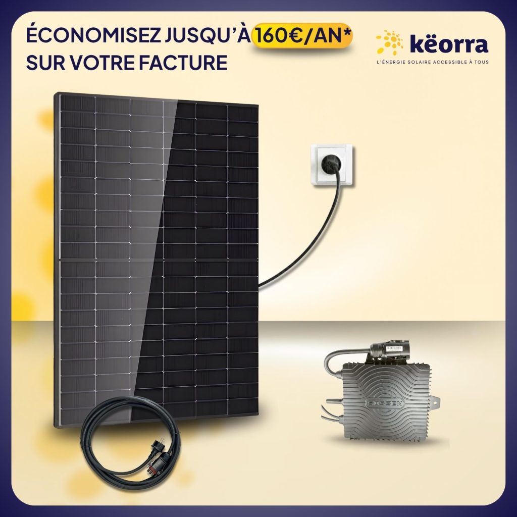 Kit solaire 500Wc DMEGC – Micro-onduleur Sossen