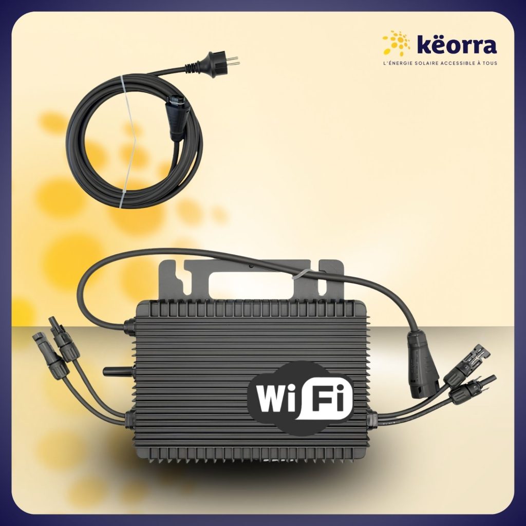 Micro-onduleur 1000W Wifi Hoymiles + Câble AC 5m