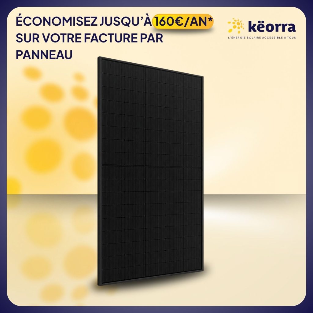 Panneau solaire 500Wc Einnova Full-black Monoface