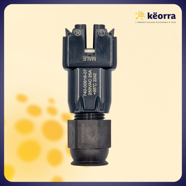 Connecteur mâle Enphase Q-CONN-R-10M