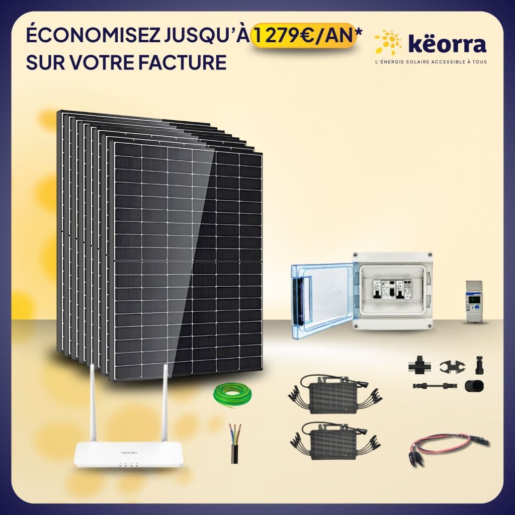 Kit solaire 4000Wc DMEGC Hoymiles