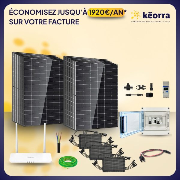 Kit solaire 6000W DEMGC Hoymiles Sub 1G - Pro